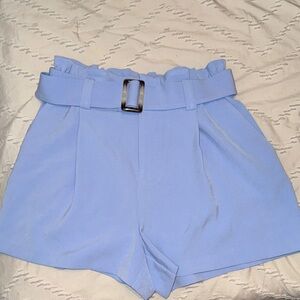 Nine West High Waist Light Blue Shorts